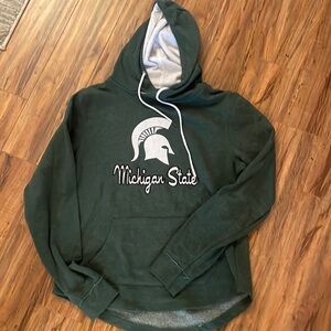 Michigan State sweatshirt hoodie- Ladies size medium.